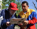Sostienen fraternal encuentro Fidel y Chávez.