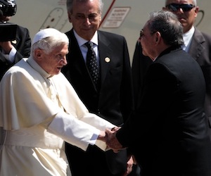 En La Habana Benedicto XVI: Sostendrá encuentro con Raúl.