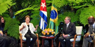 Recibió Raúl a la Presidenta del Brasil