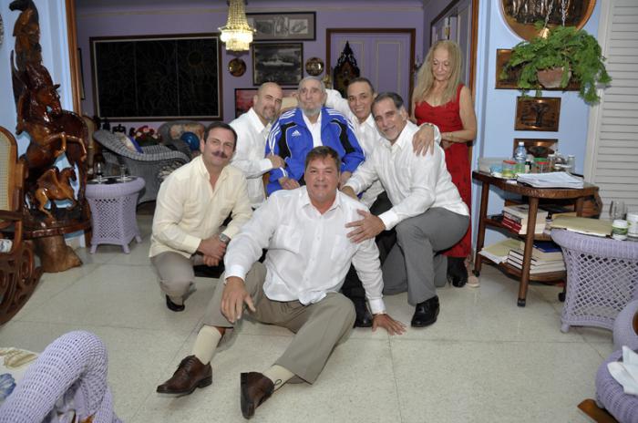 Encuentro de Fidel con los Cinco (+ Foto)