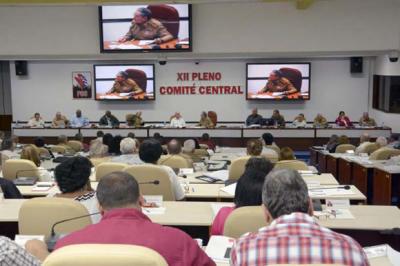 Constatan avance en funcionamiento del Partido en XII Pleno del Comité Central