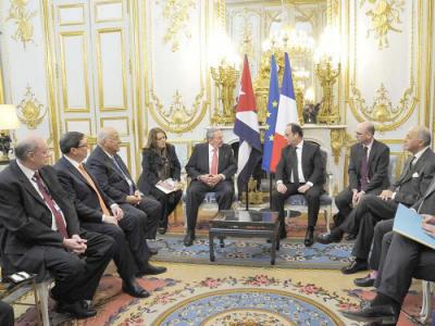 Cuba y Francia abren nueva página en sus relaciones bilaterales